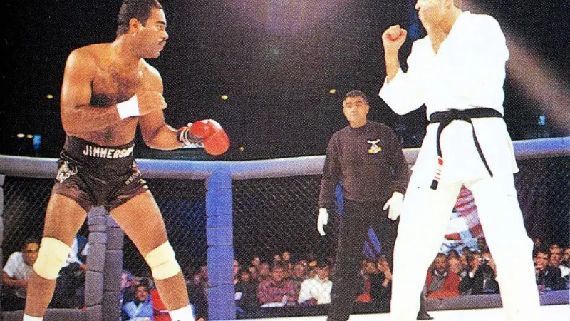 Image of Royce Gracie at UFC 1