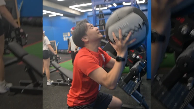 Image of wall ball challenge