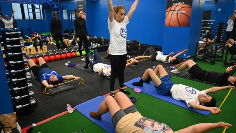 Image of pilates class