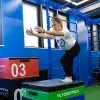 Training at the gym in Sakuragicho