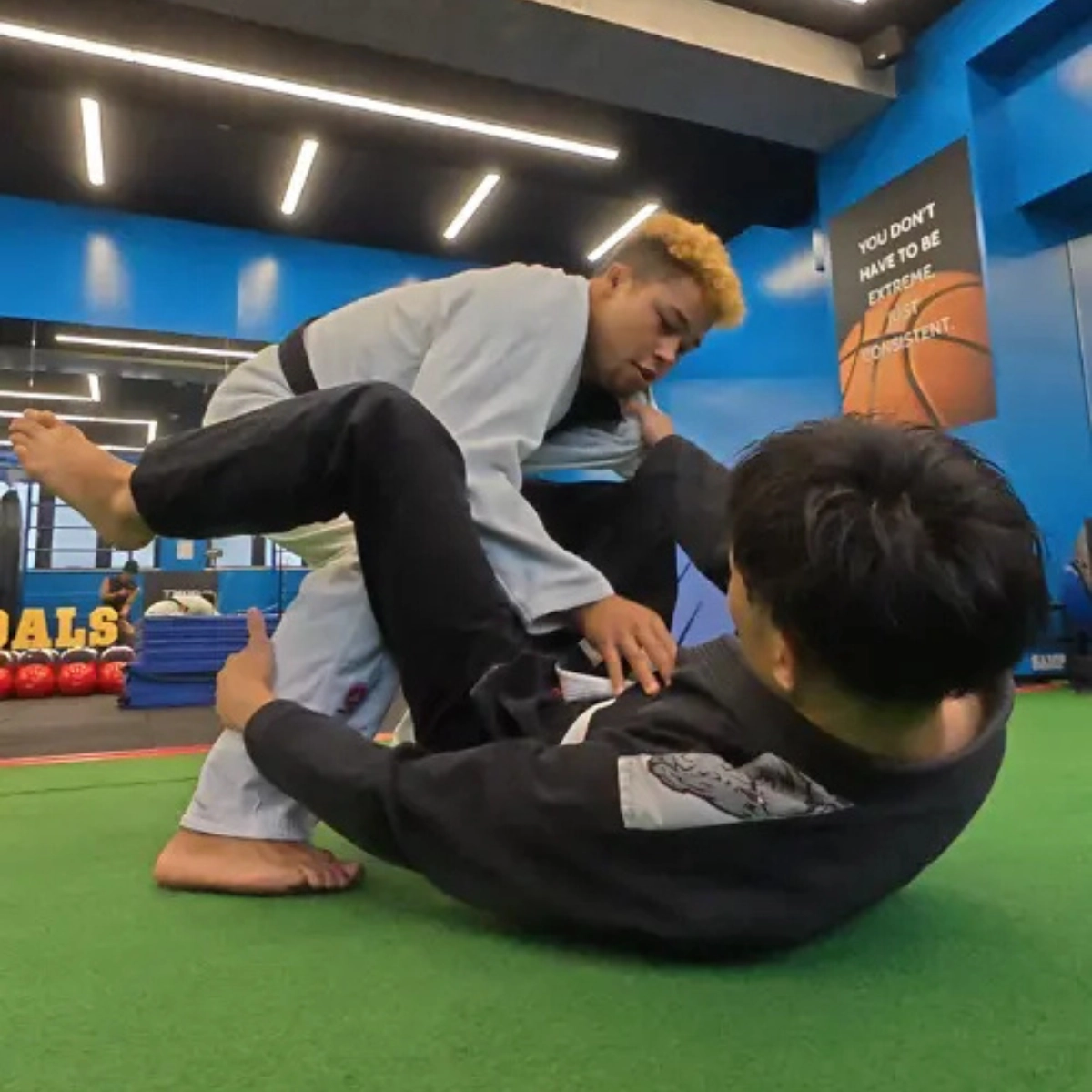 Jiu-Jitsu class scenery at the Yokohama gym