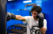 Kickboxing personal training at the gym