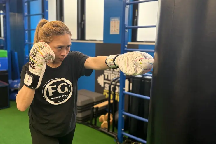 Kickboxing Training at the Gym